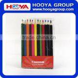 Jumbo Size Medium Quality Triangular Color Pencils 12 Pcs/set in Poplar Wood thumbnail-1