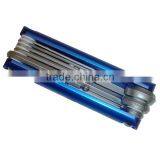 Pocket Size Cr-V Folding Hex Wrench Set