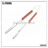 39035 8.5 Inch Mini Stainless Steel Kitchen Tongssalad Bread Tongs Tea Tongs thumbnail-1