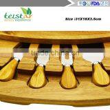 2016 Bamboo Cheese Board and Tools Set With Swivel Base thumbnail-2