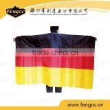 2016 Germany Flag Rain Ponchos With Logo in Cheap Price thumbnail-2