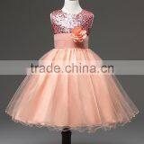 3-12yrs Summer Christmas Cute Flower Girls Dress Sequined Mesh Girl Clothing Sleeveless Princess Dresses Girl Costume Kids Girls thumbnail-2