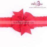 Purple Grosgrain Ribbon Headbands for Baby Girls thumbnail-2