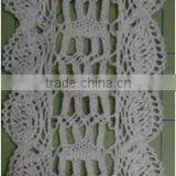 100%RAYON TOP WITH KNOT CUT FRINGE & CLUNY LACE thumbnail-5