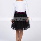 New Design Children's Tulle Skirt With Pleats Girls Kids Clothes Kid Clothing HSD5347 thumbnail-1