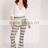 Bangkok Style Lady Wave Effect Skinny Flare Pants OEM Service thumbnail-2