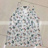 Yiwu Surplus Inventories Women Fashion Sexy Flower Printing Tank Top thumbnail-1