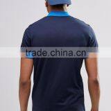 MGOO New Design Casual Summer Plain Side Split 180g 100% Cotton Short Sleeve Mens POLO T-Shirt With Chest Printing thumbnail-2