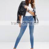 Wholesale New Elastic Slim Denim Latest Design Pencil Skinny Woman Jeans thumbnail-4