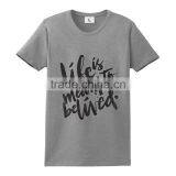 Muscle Fit Oversize Screen Printing 95 Cotton /5 Elastane T-shirt thumbnail-5