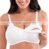 Women's Lace Full Figure Wire Free Nursing Breastfeeding Maternity Bra thumbnail-1