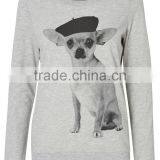 Women Super Soft Organic Cotton Fabrication Sweatshirts Without Hood thumbnail-2