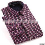 Hot Sale Man Dress Shirt Long Sleeve Plaid Man Dress Clothing Lastest Dress Designs for Men thumbnail-3