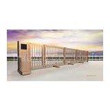 Cantilever Powder Coating Metal Telescopic Sliding Gate With Anti-Collision IR Sensor thumbnail-1