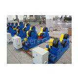 40T Vessel Pipe Welding Rotator With Rubber Roller , High Speed Self Aligning Rotators