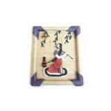 Hand-woven Hemp Painting, Flax Picture,folk Arts&crafts,home Decor thumbnail-1