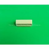 0.8mm pitch beige color right angle female board to board connector for communication networks