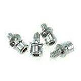 Flat Point Stainless Steel Metal Screws Hex Socket Cup Head SEMS Screws M6 X 15mm