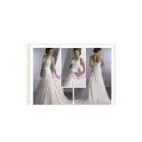 Halter Wedding Dress--Al13 thumbnail-1