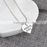 Fashion DIY Keychain and Necklace Heart Gift New Mommy Daddy Mother Father's Day thumbnail-5