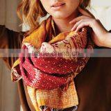 Exclusive Vintage Cotton Kantha Scarve | Women's Sexy Beachwear Cover Up Scarve thumbnail-1