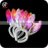 Christmas Led Gift Light up Red Devil Horns Led Headband thumbnail-5