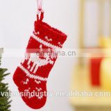 Fashionable Cashmere Santa Claus Christmas Socks Decoration Hanging Supplies