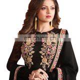 Party Wear Dress Material / Latest Semi Stitched Dubai Style Dresses 2017 / Ocassion Wear Ankle Length Gown(anarkali Dresses) thumbnail-2