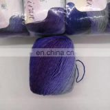 Yarncrafts Wholesale Elegant Natural 3.6NM 100% Wool Multi Colored Self Striping Variegated Yarn