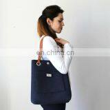Felt Tote Handle Bag for Women thumbnail-1