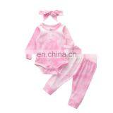 Ribbed Two Piece Set Tie Dye Outfits Toddler Girl Clothes thumbnail-4