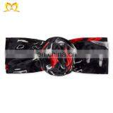 2019 Kids Valentine Heart Shape Turban Headwrap Crushed Velvet Kink Headband Hair Bands For Girls thumbnail-5