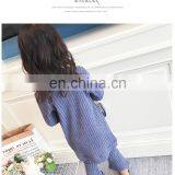 Fashion Baby Girl 3PCS Clothing Set Autumn Kids Ribbed Outfit Toddler Girl Vest + Cardigan + Bell-bottomed Trousers thumbnail-5