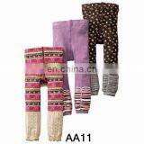 Toddler Boys Girls Knit Footless Ankle Tight Leggings Pants Tights Printed Polkar Dot Skull Trousers 4 Size 3 Pairs/pack thumbnail-4