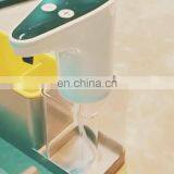 Kitchen Dish Soap Scrubbers Brushes and Sponge Holder With Automatic Soap Dispenser for Kitchen Sink