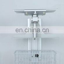 Good Quality Aluminum Alloy Medical Instrument Patient Monitor Trolley Wall Stand for Hospital thumbnail-2
