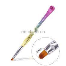 Custom Logo Mermaid Handle Acrylic Nail Art Brush for Manicure Pedicure thumbnail-5