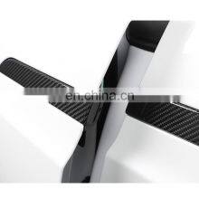 Car Accessories High Quality Dry Carbon Fiber Car Door Panels Door Side Moulding for Tesla X thumbnail-2