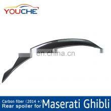 ASPEC Style Carbon Fiber Rear Trunk Boot Spoiler for Maserati Ghibli 2014-2018 thumbnail-4