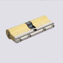 Double Open Euro Profile Brass Lock Cylinder, With Stainless Steel Reinforced Beam thumbnail-2