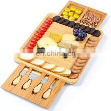 Hot Product Rectangle Durable Cheese Board Customized Logos Bamboo Cheese Board thumbnail-1