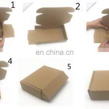 Китайский поставщик. Бесплатные образцы. Индивидуальная печать. Маленькие белые картонные транспортные коробки, посылочные гофрокартонные упаковки, коробки для отправки посылок thumbnail-4