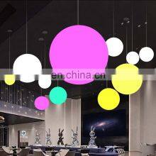DMX Control Plastic Led Color Changing Ball Sphere Pendant Hanging Light Led Sphere Pendant Lighting thumbnail-1