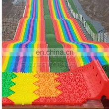 Outdoor Park Rainbow Slide Adults Plastic Slide for Sale thumbnail-2