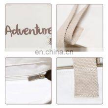 Aesthetic Bolsa De Lona Manufacturer No Minimum Oem Ladies Shopper Custom Premium Cotton Canvas Tote Bag thumbnail-2