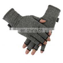 Half Finger Cotton Compression Arthritis Gloves thumbnail-3