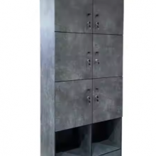 Wood Grain Durable Waterproof HPL Board Changing Room Locker thumbnail-2