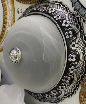 European Style Ceiling Light for Bedroom, Living Room, Study, Copper-colored Lamp, American Style Round Ceiling Light, Modern and Minimalist. thumbnail-5