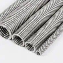 304 Stainless Steel Corrugated Pipe, Metal Hose, Anti-corrosion, Cold and Hot Water Inlet Pipe, Threaded, Pressure-resistant Corrugated Pipe thumbnail-1