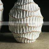 Minimalist Modern Creative Crafts Resin Threaded Plug Vases Resin Vases Flower Garden Decoration thumbnail-2